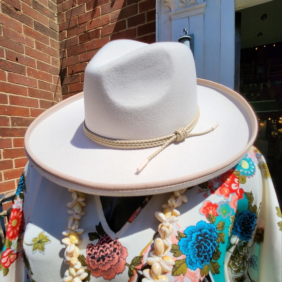 Mocha Brown Hat with Attached Cording Detailing - Picture 17 of 17